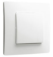 Legrand ETIKA Выключатель 1кл. белый механизм