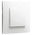 Legrand ETIKA Выключатель 1кл. белый механизм