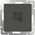 WL07-RJ-45/ Розетка Ethernet RJ-45 (серо-коричневый)