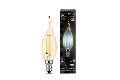 Лампа Gauss LED Filament Свеча на ветру E14 5W 420lm 4100K Golden