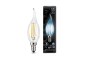 Лампа Gauss LED Filament Свеча на ветру E14 9W 710lm 4100K