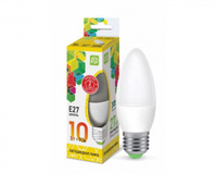 ASD лампа светодиодная СВЕЧА 10W 230V Е27 3000К теплая