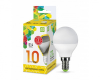 ASD лампа светодиодная ШАР 10W 230V Е14 3000К теплая