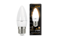 Лампа Gauss LED Свеча E27 9.5W 890lm 3000К