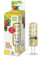 ASD лампа светодиодная 3W 12V G4 3000К теплая