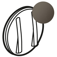 Legrand Celiane2 Накл. выкл.2к slim Графит
