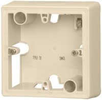 Legrand Коробка 1 пост накладная крем