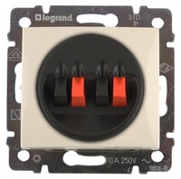 Legrand Valena Розетка аккустическая 4 контакта крем