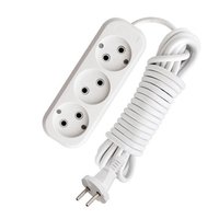 Удлинитель  Е-203 ПВС 2*1 3 гнезда 5м (еврослот)