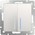 WL13-SW-2G-LED / Выкл. двухклав. с подсвет. (перламутровый рифленый)