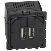 Legrand Celiane мех.USB роз. Двойной