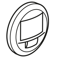 Legrand Celiane2 Накл. д.движения Белая