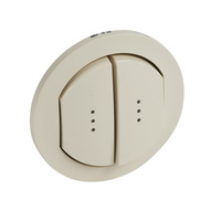 Legrand Клав. 2хВыкл подсв IP44 сл.к.