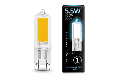 Лампа Gauss LED G4 AC220-240V 4.5W 400lm4100K Glass