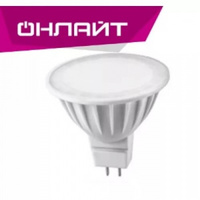 ОНЛАЙТ OLL лампа светодиодная MR16 7W 230V 3000К GU5.3
