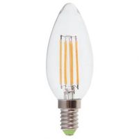 Feron свеча светодиодная филамент диммируемая Е-14 5W 4 led 220V теплая