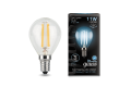 Лампа Gauss LED Filament Шар E14 7W 580lm 4100K