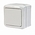 Legrand Quteo Выключатель 1 кл. полугерм. (IP-44) белый