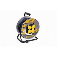 Катушка УК40 на металлической катушке с термозащитой 4 места 2Р+PЕ/40м КГ 3х1,5мм2 IP44 Professional ИЭК